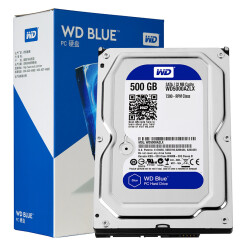 西部数据(WD)蓝盘 500G  SATA6Gb/s 7200转32M 台式机硬盘(WD5000AZLX)