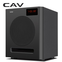 CAV 回音壁专用虚拟5.1低音炮 虚拟5.1家庭影院 音响 木质箱体 黑色 SW360