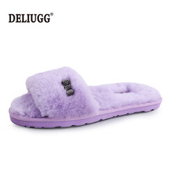 DELIUGG 2019ÇﶬпîÑòƤëһÌåÍÏЬÑòëÍÏ·À»¬¼Ò¾Óëëһ×ÖÍÏÅ®ÃÞÍϱ£Å¯Å®ÍÏЬ ×ÏÉ« 36