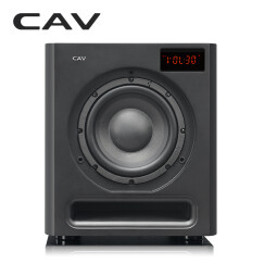 CAV SW580家庭影院音响低音炮 蓝牙连接 木制箱体 音响 音箱 （黑色）