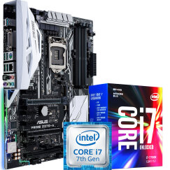 华硕（ASUS）PRIME Z270-A 主板 +英特尔I7-7700k 盒装CPU处理器 板U套装/主板+CPU套装