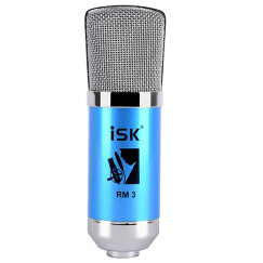 iSK RM3 专业电容麦克风 纯金镀膜大震动音头 可更换粉/蓝/白三色外壳