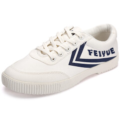 Feiyue/飞跃经典款男女帆布鞋运动休闲鞋国货潮鞋男女款 8108 白蓝 37码