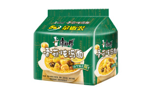 康师傅  方便面 经典香菇炖鸡 泡面袋装速食 五连包 85g*5包