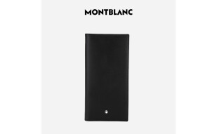 万宝龙MONTBLANC大班系列黑色翻盖式中长款钱包/钱夹35790礼物