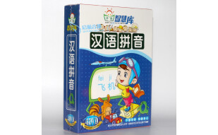 少儿教育 汉语拼音 4DVD小学生学前识汉字学拼音启蒙教学光盘