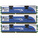 ��ʿ�٣�Kingston��HyperX  DDR3 1600 6G��2G*3�� 3ͨ����̨ʽ���ڴ�KHX12800D3LLK3/6GX