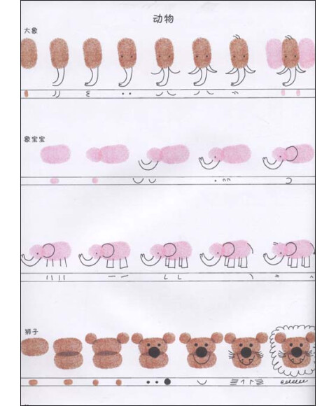 跟着安柏利大师学画画:我们来玩手指印画