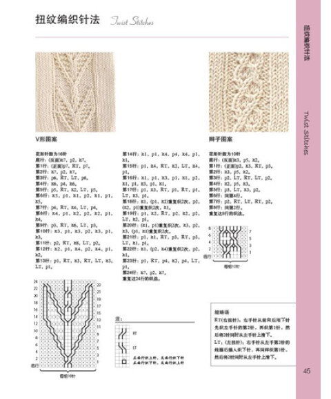 花样编织针法大全