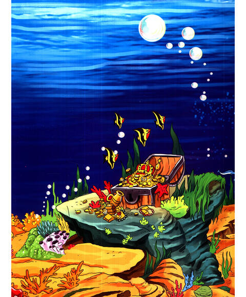 《海底世界大探险创意贴纸绘画书》【摘要