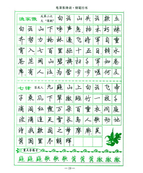 《司马彦字帖:毛泽东诗词·钢笔行书(全新防伪版)》