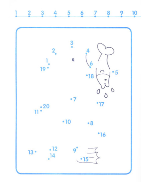 快乐连线游戏:数字1-20