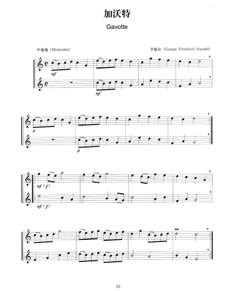 简易萨克斯二重奏曲集.含盘