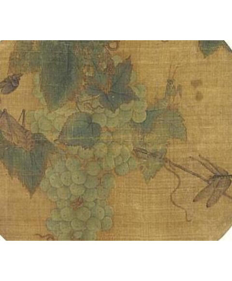 中国历代绘画珍本:葡萄草虫图