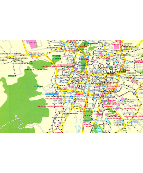 中短途自驾出行专用地图系列:新疆,甘肃,青海,西藏交通地图(2014版)图片
