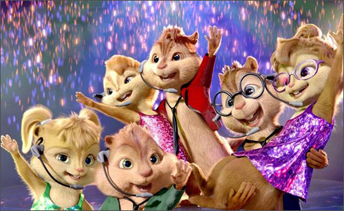 鼠来宝 小鬼地球捍卫战 alvin and the chipmunks  aliens in the