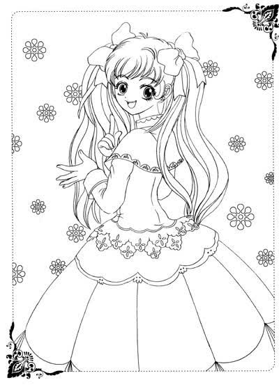 《美少女画画填色书:梦幻公主礼服秀》【摘要