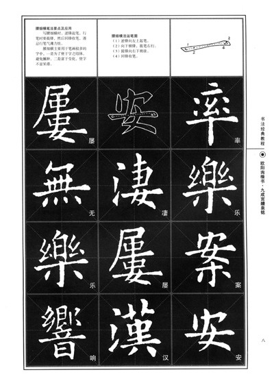 书法经典教程:欧阳询楷书·九成宫醴泉铭