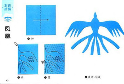 儿童剪纸环保衣服图片展示