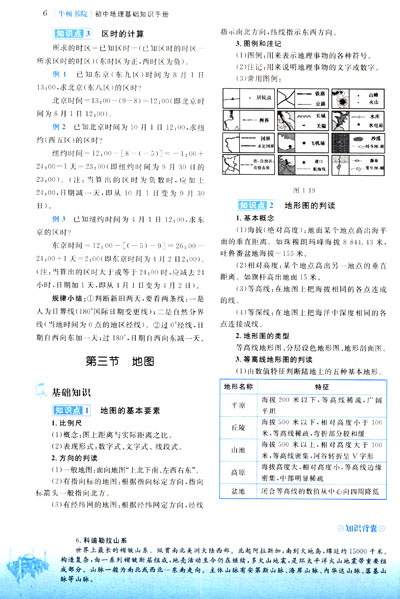 《牛顿书院:初中地理基础知识手册》(贺丹君,姚