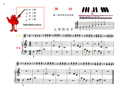 约翰·汤普森简易钢琴教程2(彩色版)