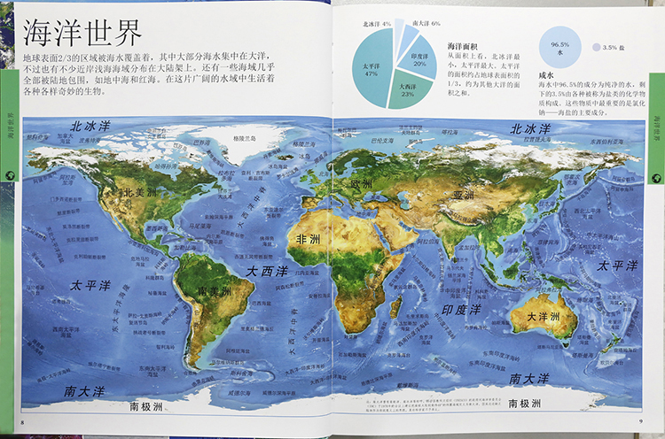 包邮dk儿童海洋百科全书 6-14岁科普读物 精装 儿童海洋生物绘本 儿童