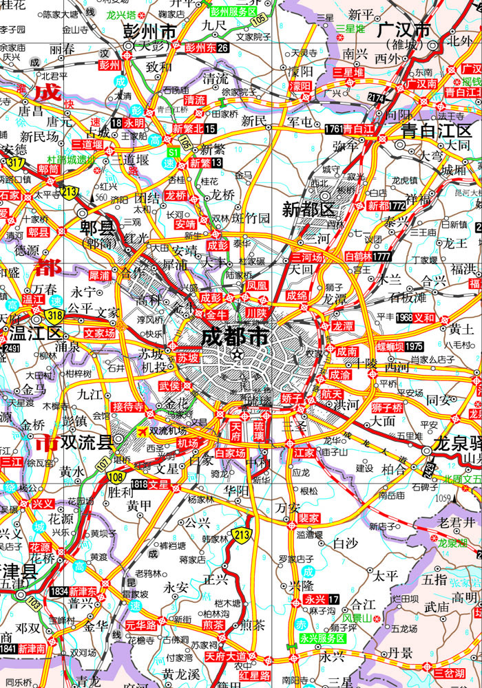 正版图书 2016四川及周边地区重庆公路里程地图册--中国公路里程地图图片
