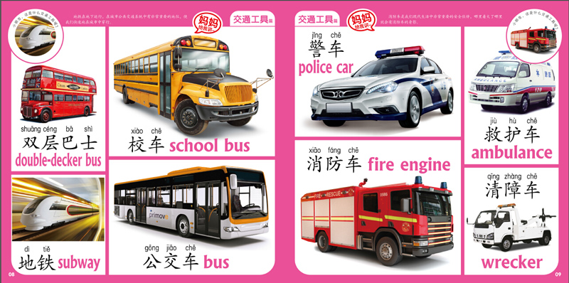 宝宝的第一本看图识物书 套装共4册 大量物品认知 有效提升宝宝的认知