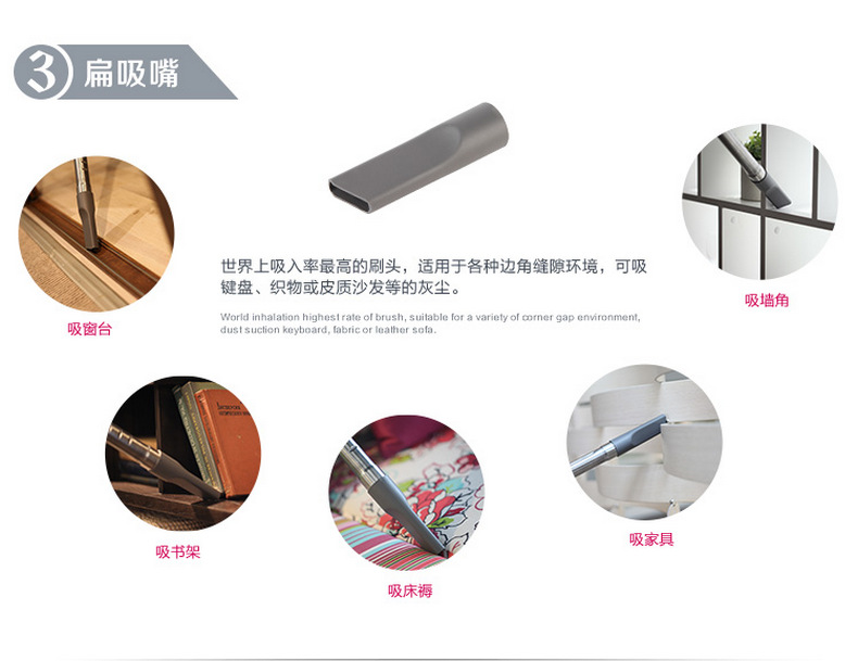 小狗（puppy）迷你无耗材除螨家用吸尘器 D7
