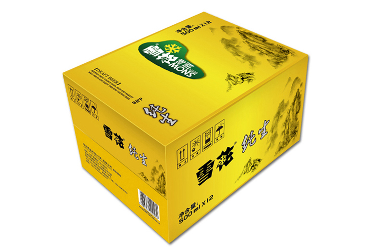 供应雪花啤酒纯生8度500ml听装112纸箱40元促销价