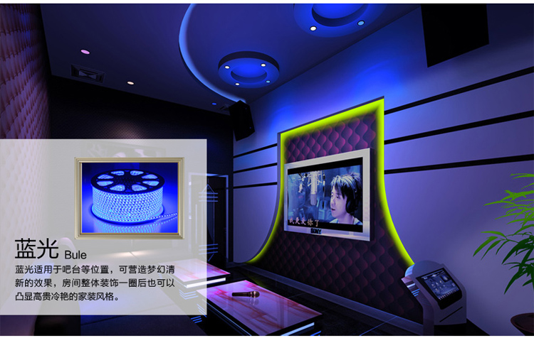 
                                        洲明翰源led灯带客厅灯带贴片灯条暖白SMD5050-60超亮光带背景墙灯 2016家装-客厅款6W//米 暖白光                