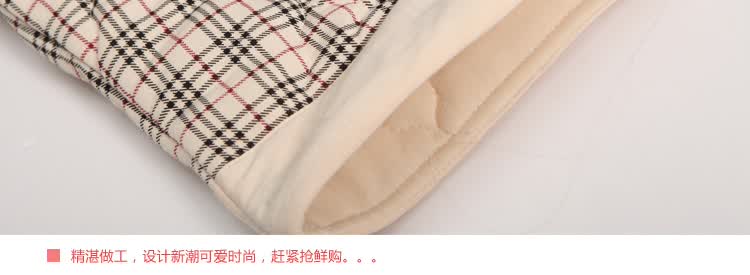 温馨格子 冬季新款静韵加厚夹棉<em>棉袄</em>情侣<em>睡衣</em>
