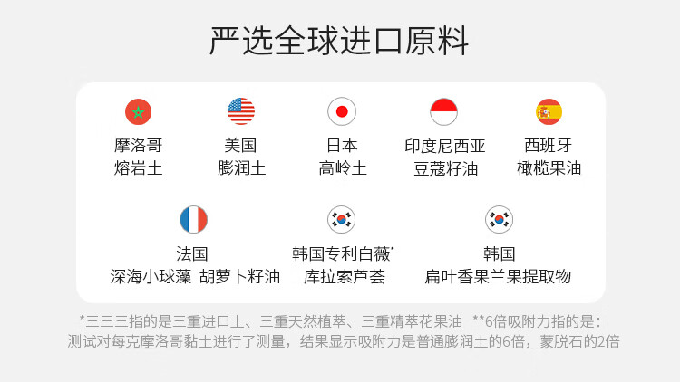 歌如兰清洁泥膜控油收缩毛孔去黑头去角质涂抹式面膜白泥油皮护肤 618买 【划算】1支(赠小样2颗+面膜刷)