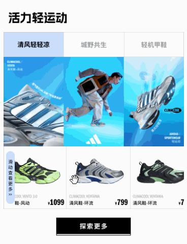 轮播里嵌套滚滑