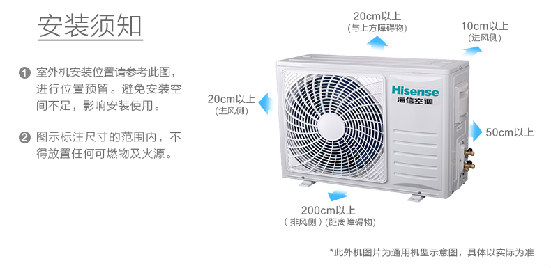 【空调3匹挂机】海信3匹空调挂机  新一级能效变频  冷暖家用节能   3p自清洁智能客厅壁挂式空调 3匹  KFR-72GW/K220D-A1