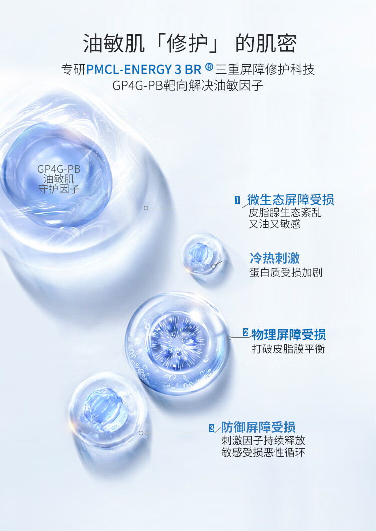皮宝舒缓修护皮肤屏障护肤补水保湿滋润 修护霜50*2