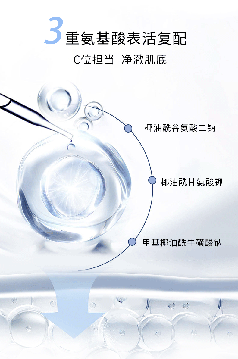 成分星球（GalaxyING） 舒润洁面泡 慕斯泡沫保湿温和安全氨基酸洗面奶 150ml正装