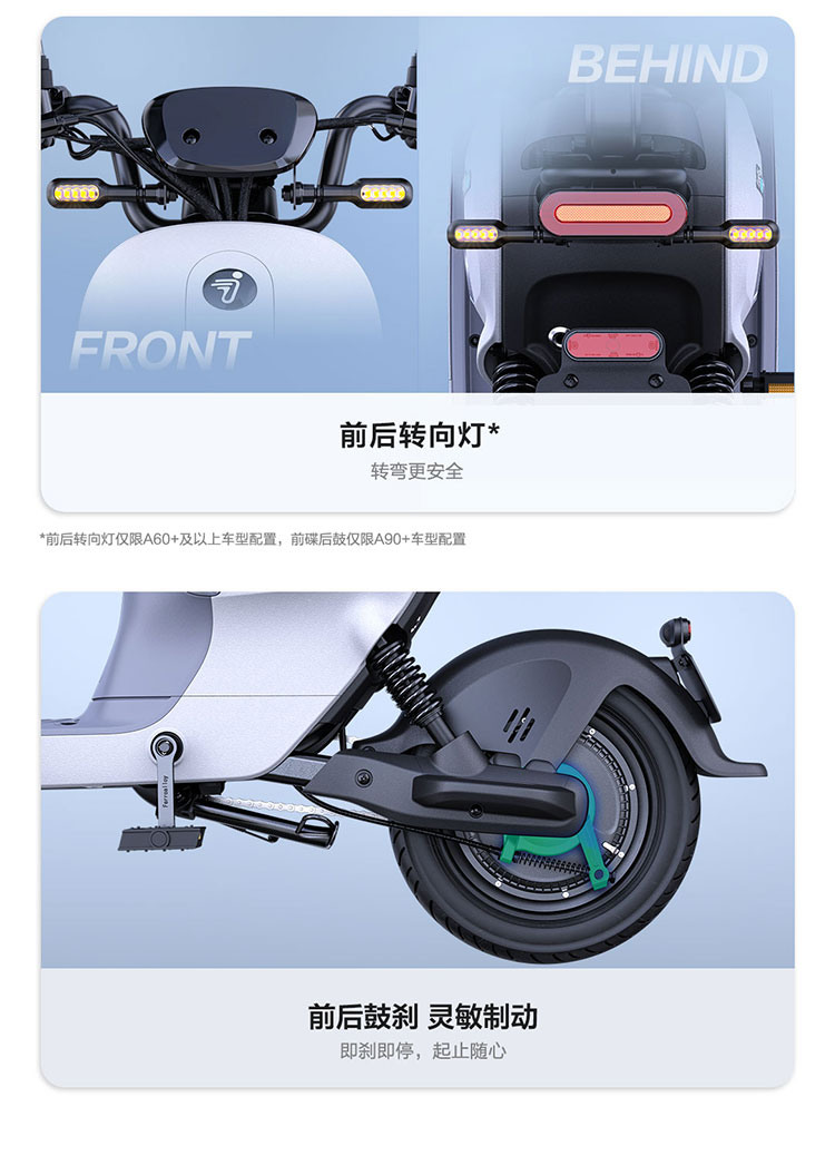 Ninebot九号电动锦鲤A30C+电动自行车【门店自提】9号真智能电动车 颜色可到门店选