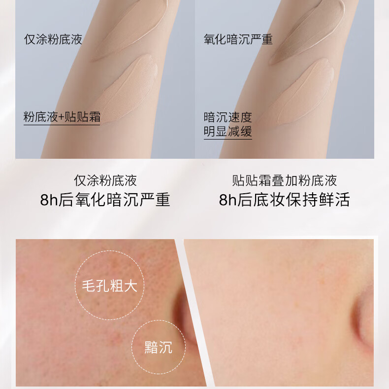red earth红地球贴贴霜妆前乳保湿打底隔离素颜霜持妆遮瑕提亮肤色橘子面霜 清爽款50g