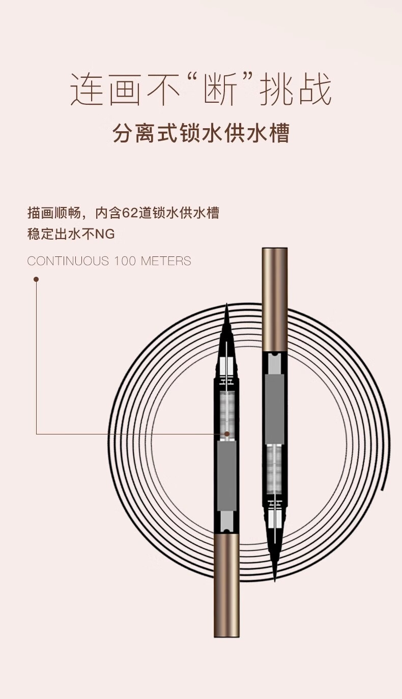 芭贝拉眼线笔极细防水防汗不晕染初学者新手持久巴贝拉下睫毛画卧蚕 【极细液笔】#08黑色