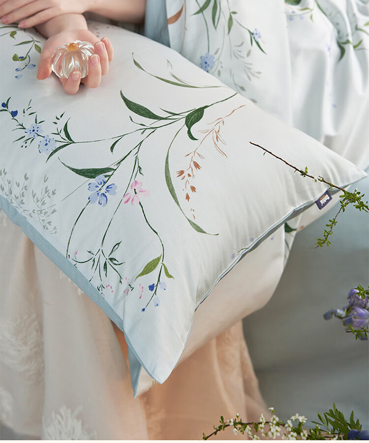 Комплект постельного белья Dohia Home Textile "Moonlight Lover", 1.5-спальный, 100% хлопок, 4 предмета