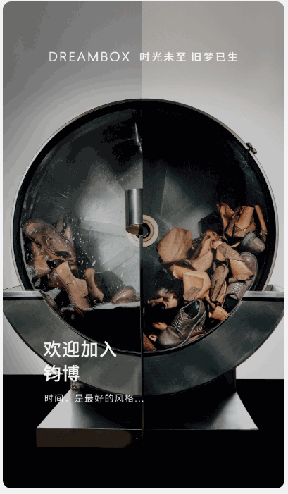 轮播里面带渐变动画