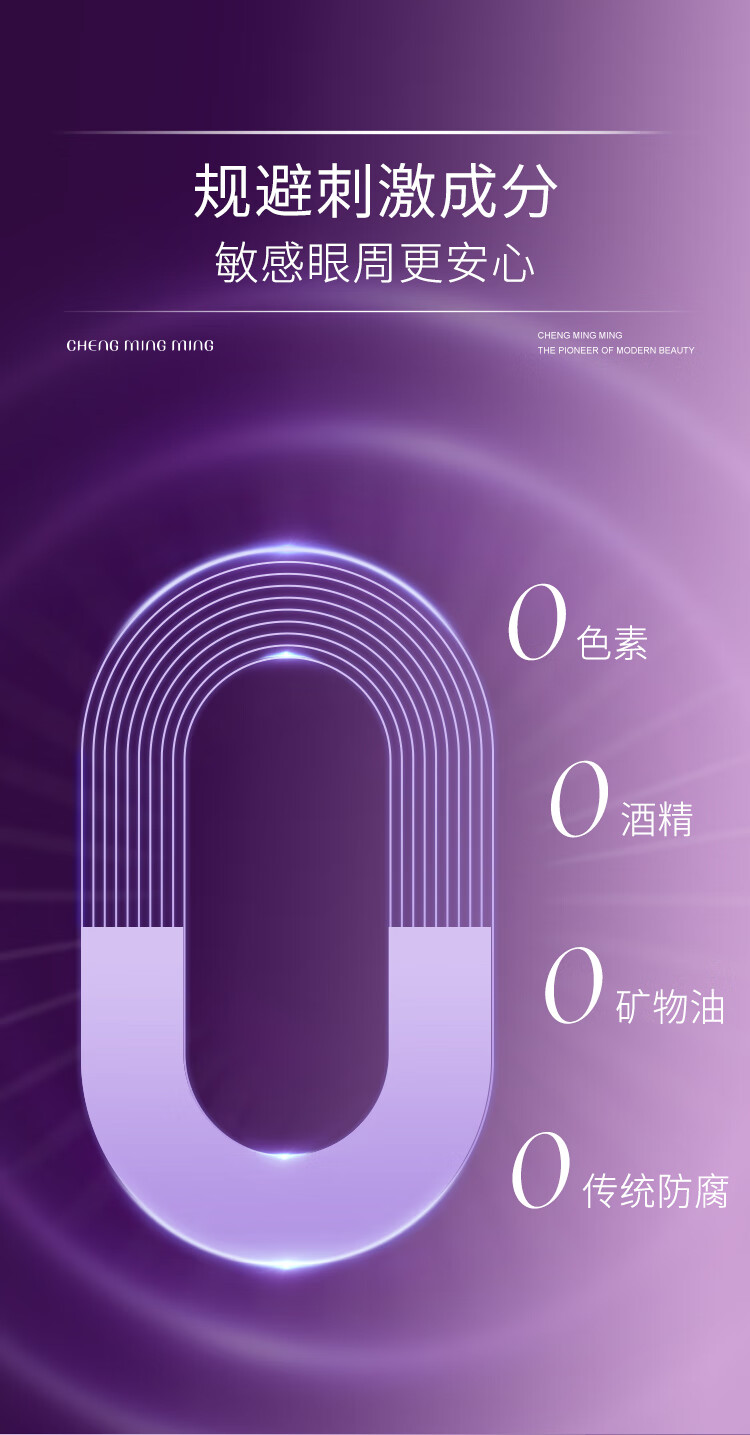 鄭明明眼霜抗皱淡化细纹提拉紧致眼精华保湿补水护肤品套装生日礼物女 升级款眼部套组