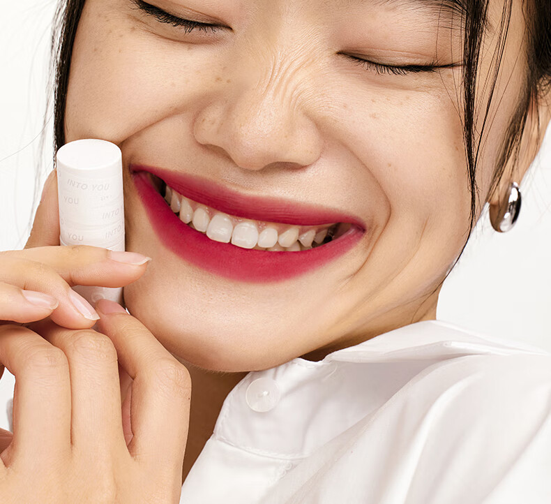 INTO YOU唇泥女主角唇颊两用哑光雾面丝绒口红唇彩唇釉持久唇蜜生日礼物 EM24