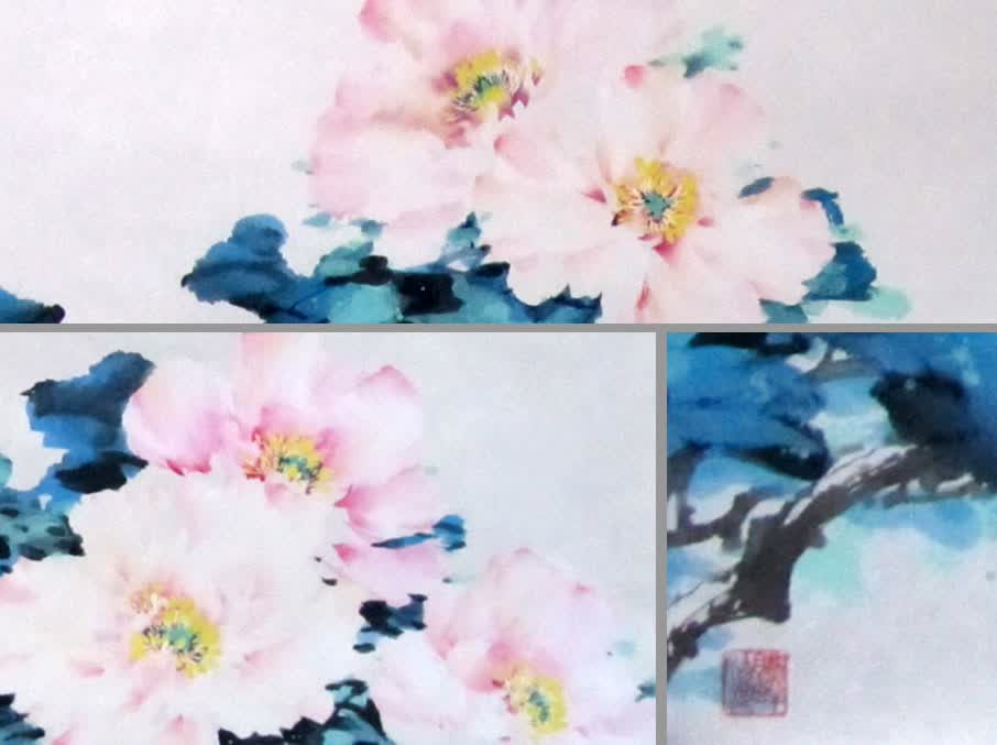 河南省美术家协会会员 苏盼《富贵高洁(1)》4平尺