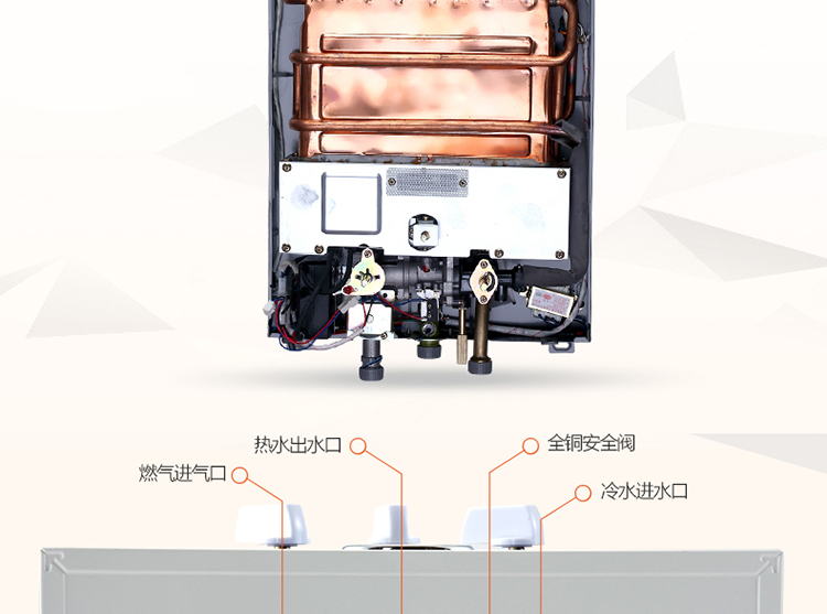 万和(vanward jsq16-8b-20 8升 燃气热水器(液化气)