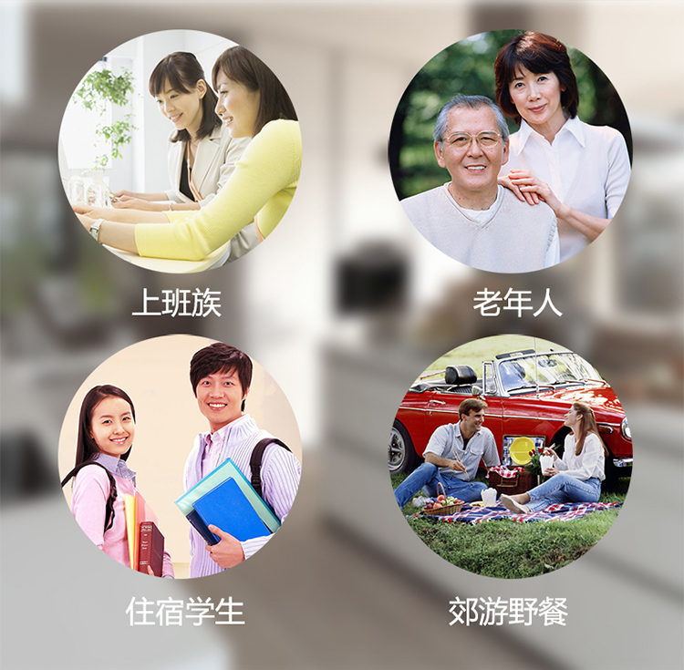 拜格BAYCO不锈钢炫彩保温提锅1.5L绿色BS4719