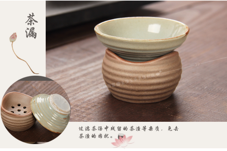 金镶玉 功夫茶具 荷意精陶套组  陶瓷茶壶茶杯公道杯整套