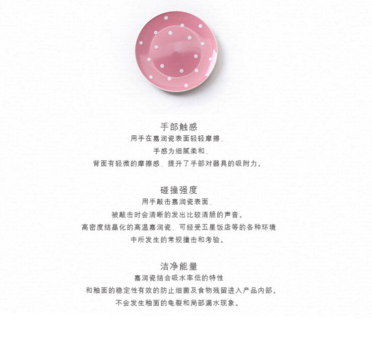 亿嘉IJARL 时尚陶瓷 波西米亚8.5英寸平盘菜汤盘子5只装