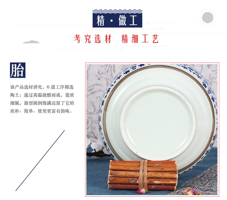 
                                        山田烧汤碗 陶瓷碗大面碗(7英寸)釉下彩日式汤碗(1只装) 雪花                